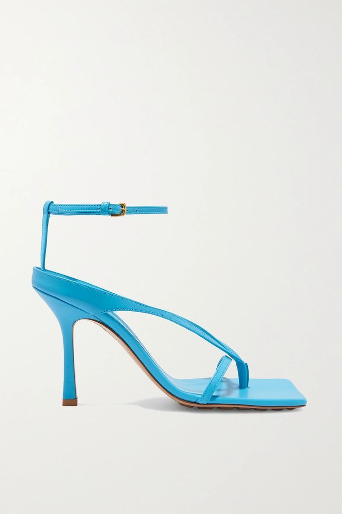 Leather Sandals - Blue