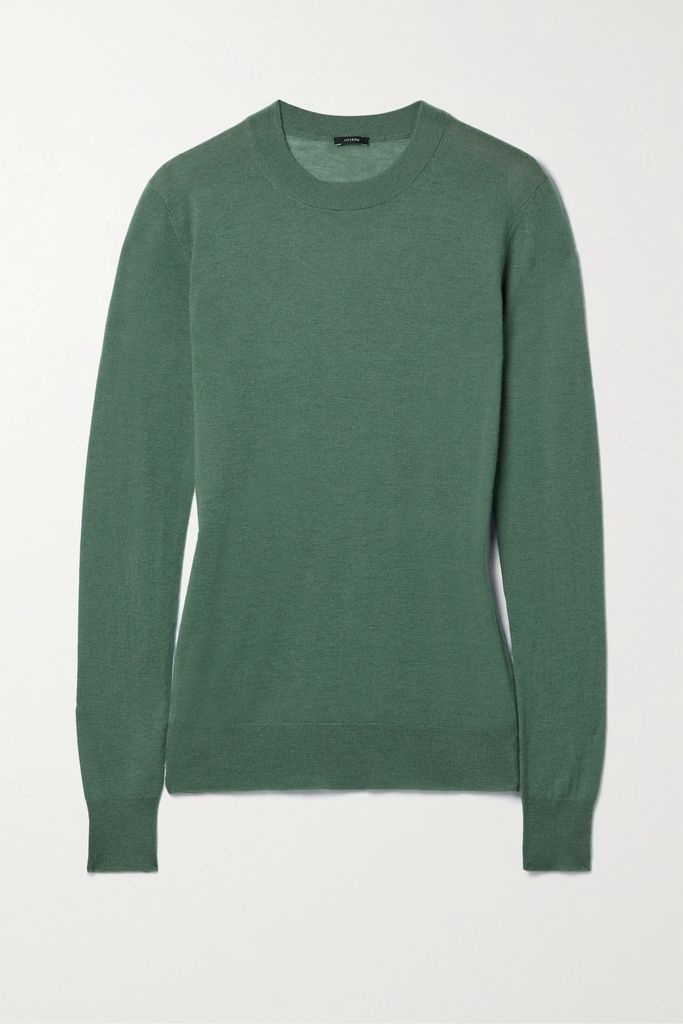 Cashair Cashmere Sweater - Dark green