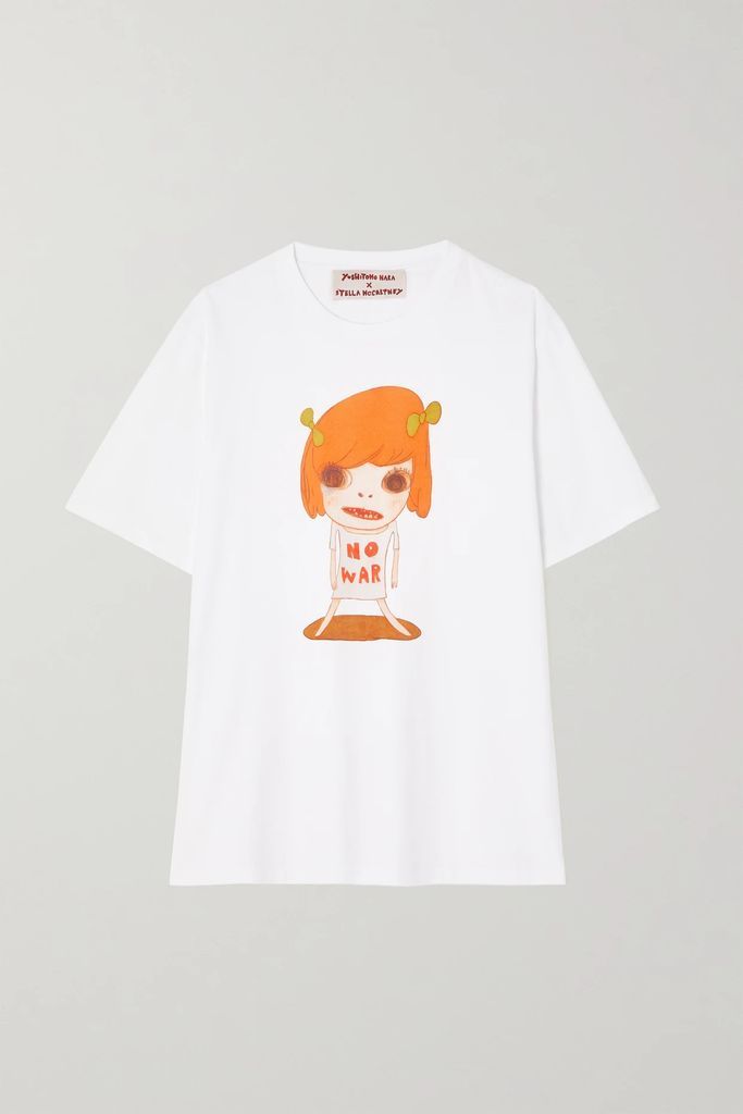 + Yoshimoto Nara Printed Cotton-jersey T-shirt - White