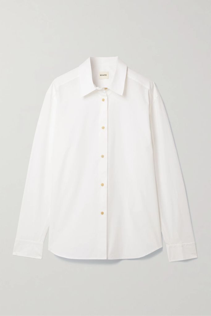 Argo Cotton-poplin Shirt - White