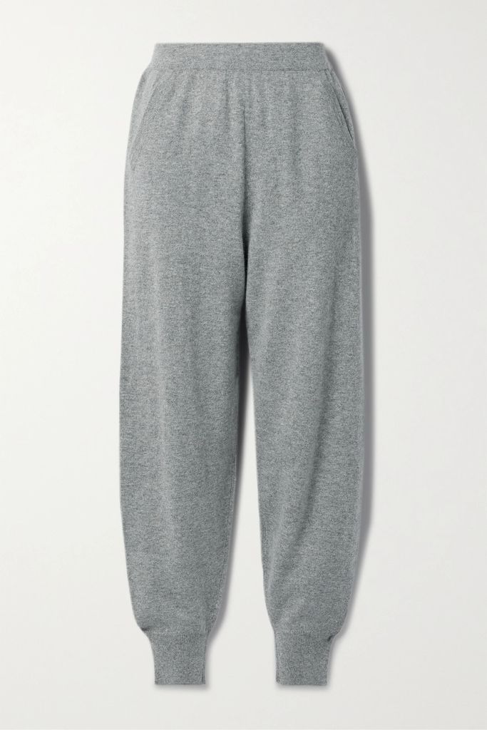 Cashmere Track Pants - Gray