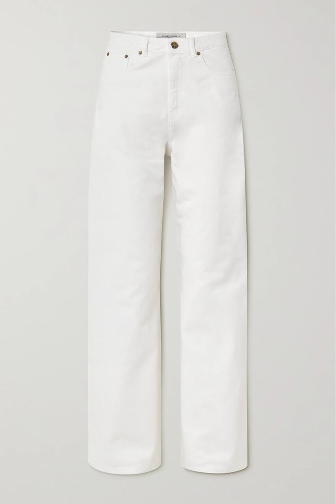 Journey High-rise Wide-leg Jeans - Off-white