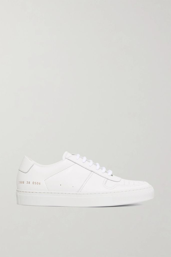 Bball Leather Sneakers - White