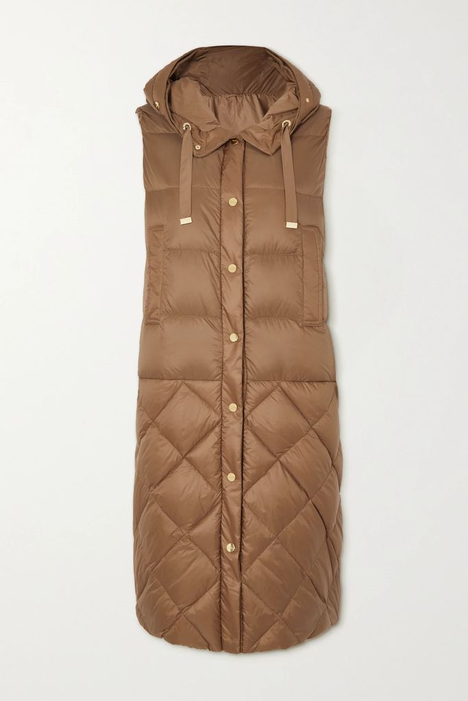 Cube Visoft Quilted Shell Down Vest - Camel