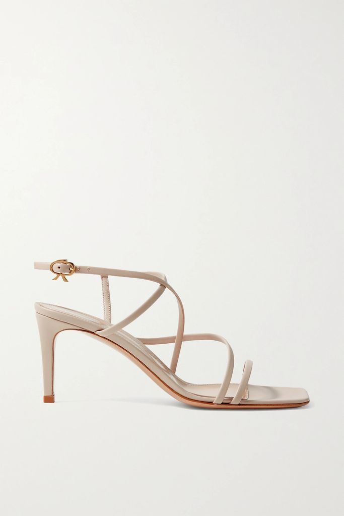 70 Leather Sandals - Taupe