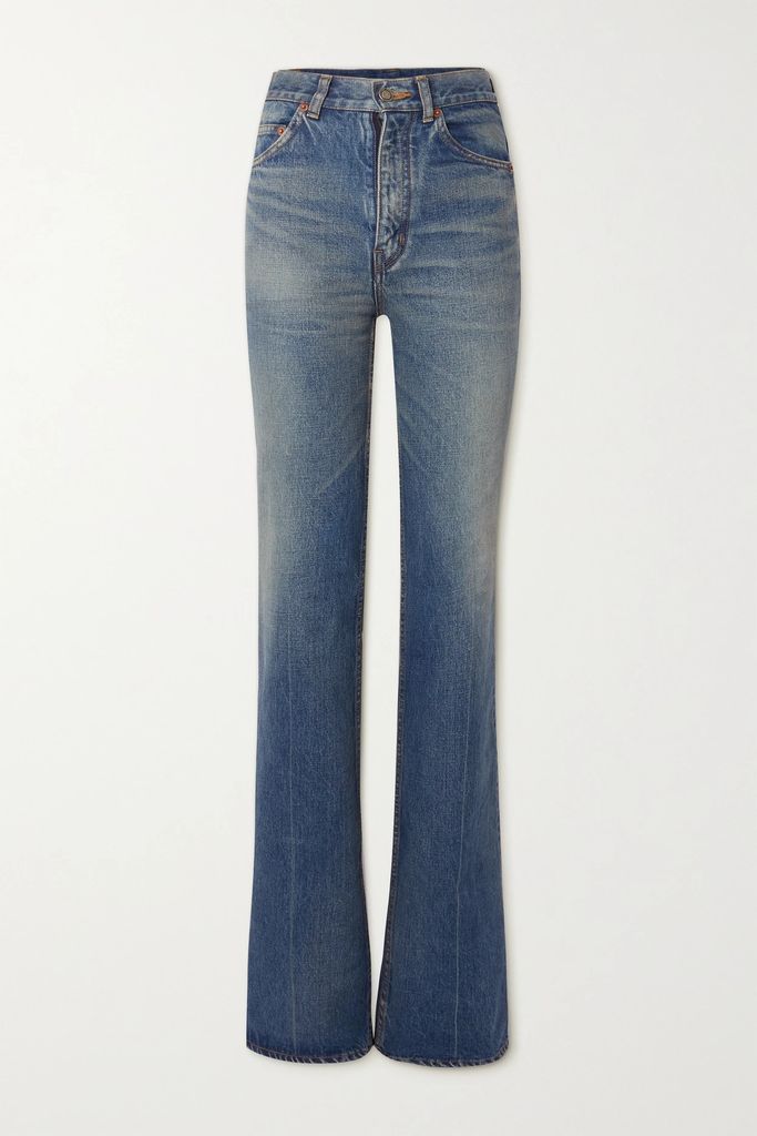 High-rise Flared Jeans - Blue