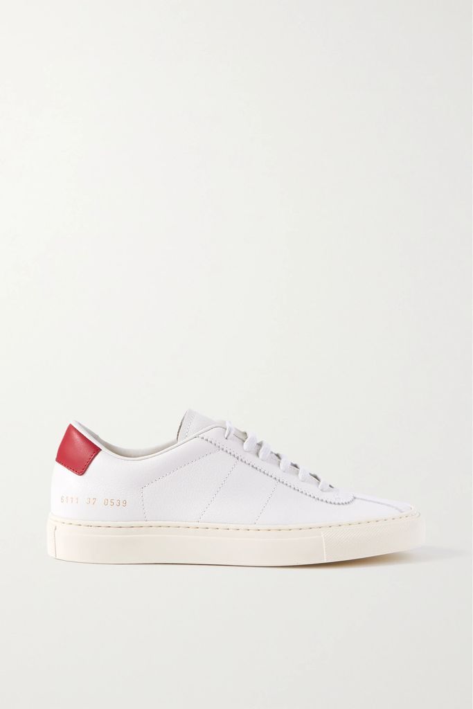 Tennis 77 Leather Sneakers - White