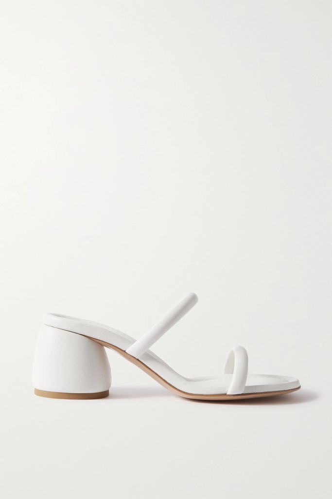 60 Leather Sandals - White