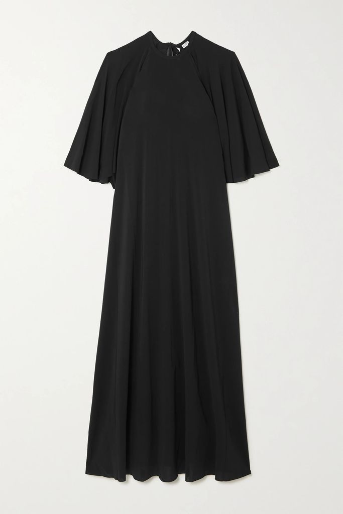 Joan Stretch-jersey Midi Dress - Black