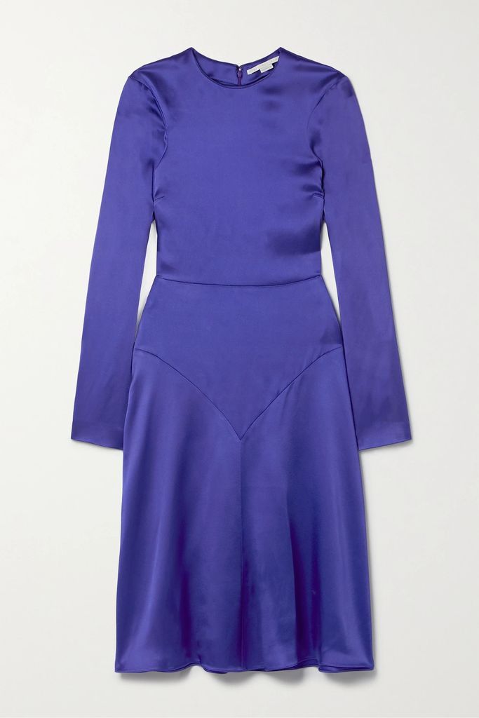 Satin Dress - Purple