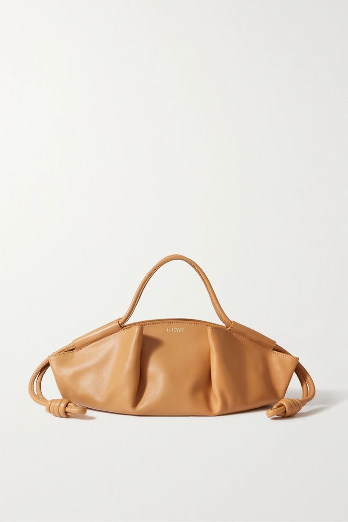 Paseo Leather Shoulder Bag - Tan