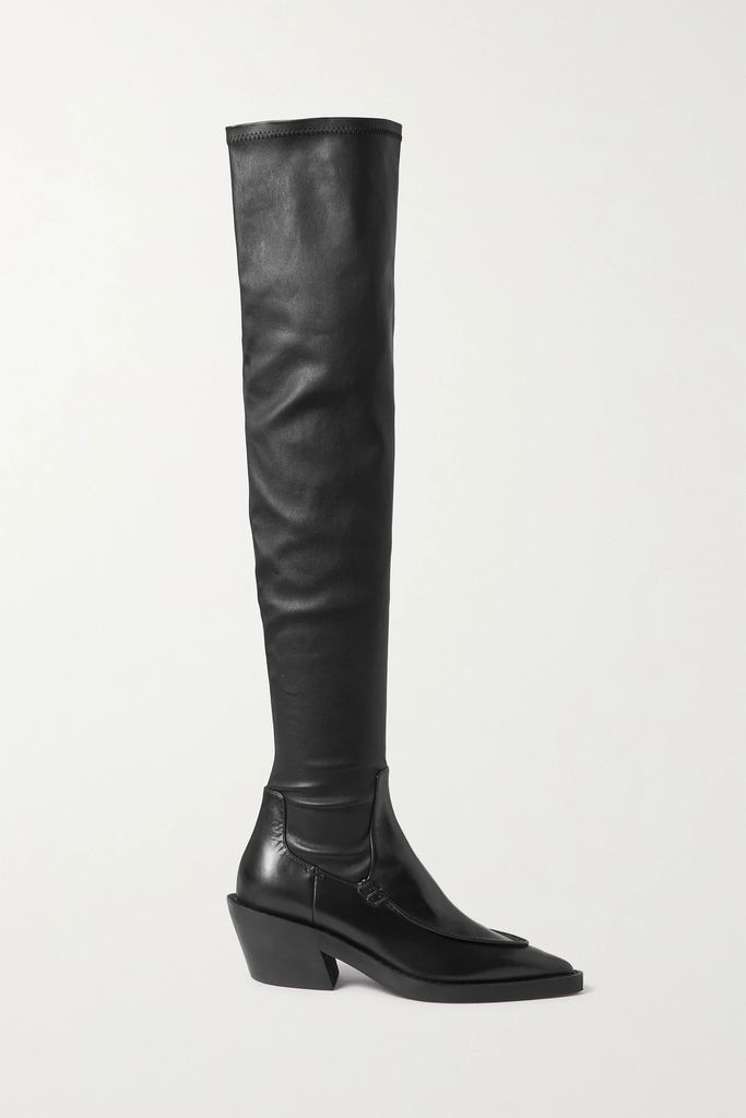 Charleston Leather Over-the-knee Boots - Black