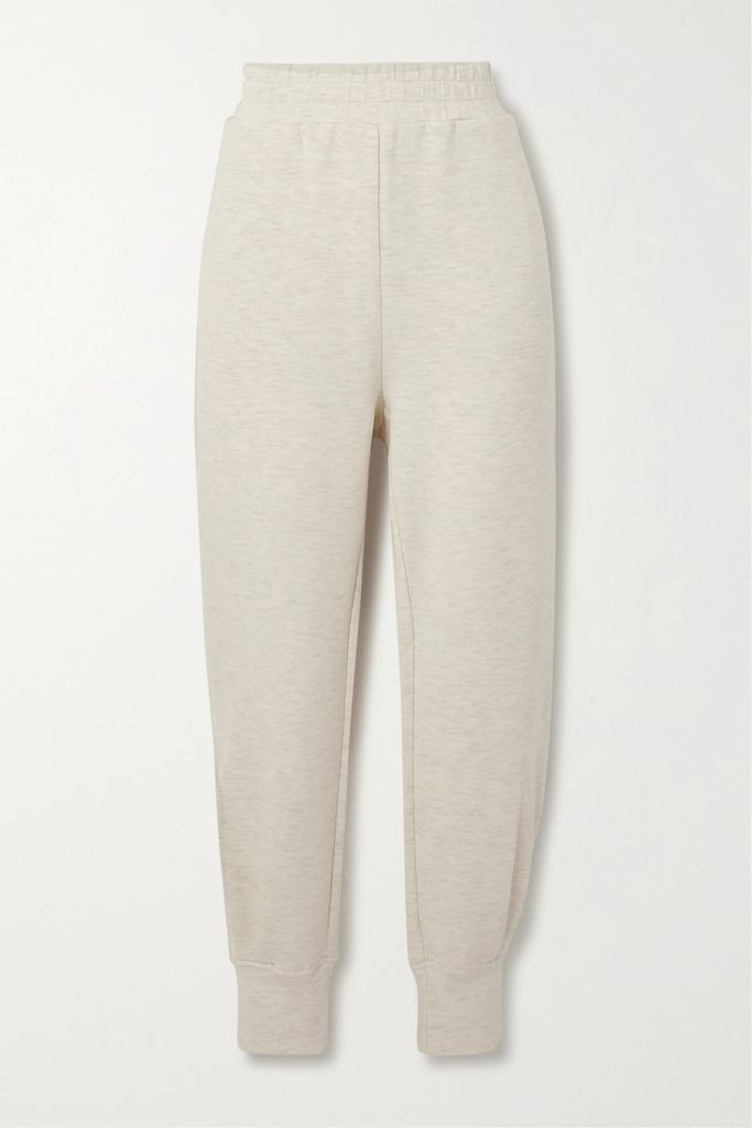 Hyde Jersey Tapered Track Pants - Ivory