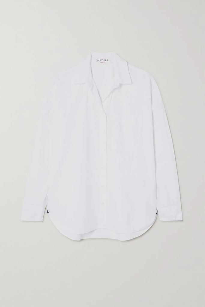 Cassandra Cotton-poplin Shirt - White