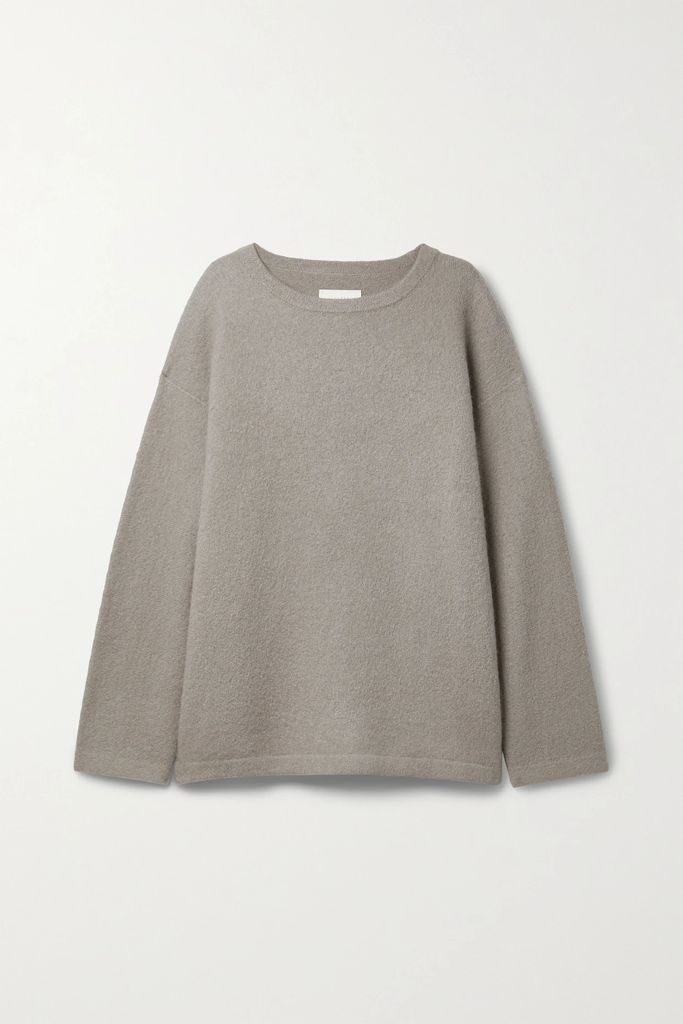 Alpaca-blend Sweater - Gray