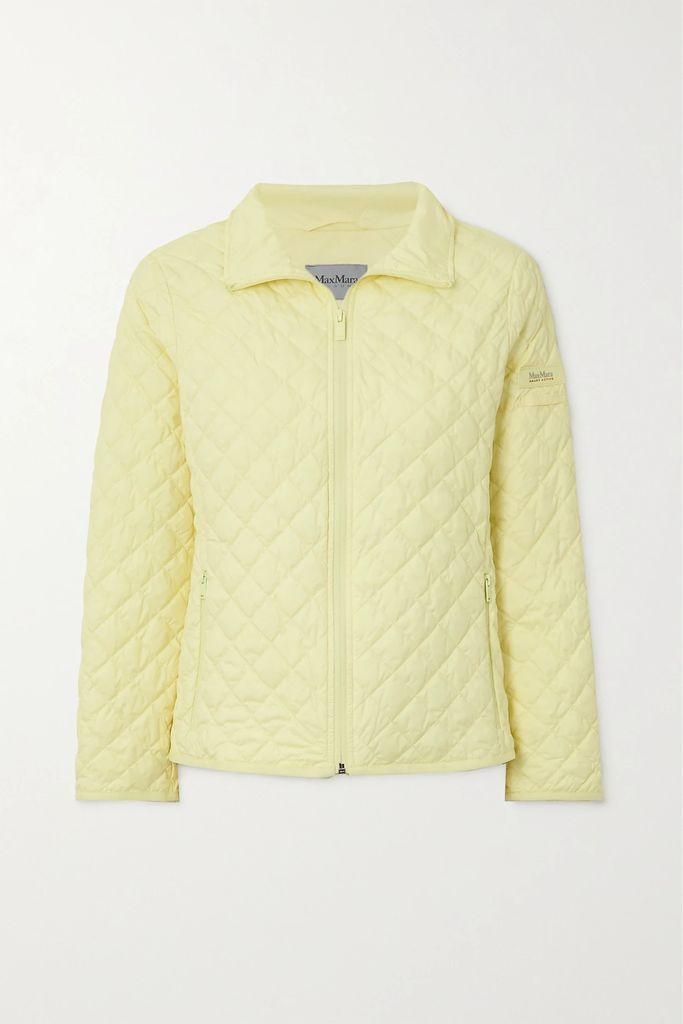 Leisure Zena Quilted Shell Jacket - Yellow