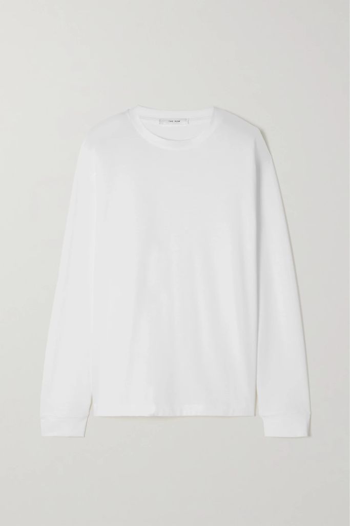Ciles Cotton-jersey T-shirt - White