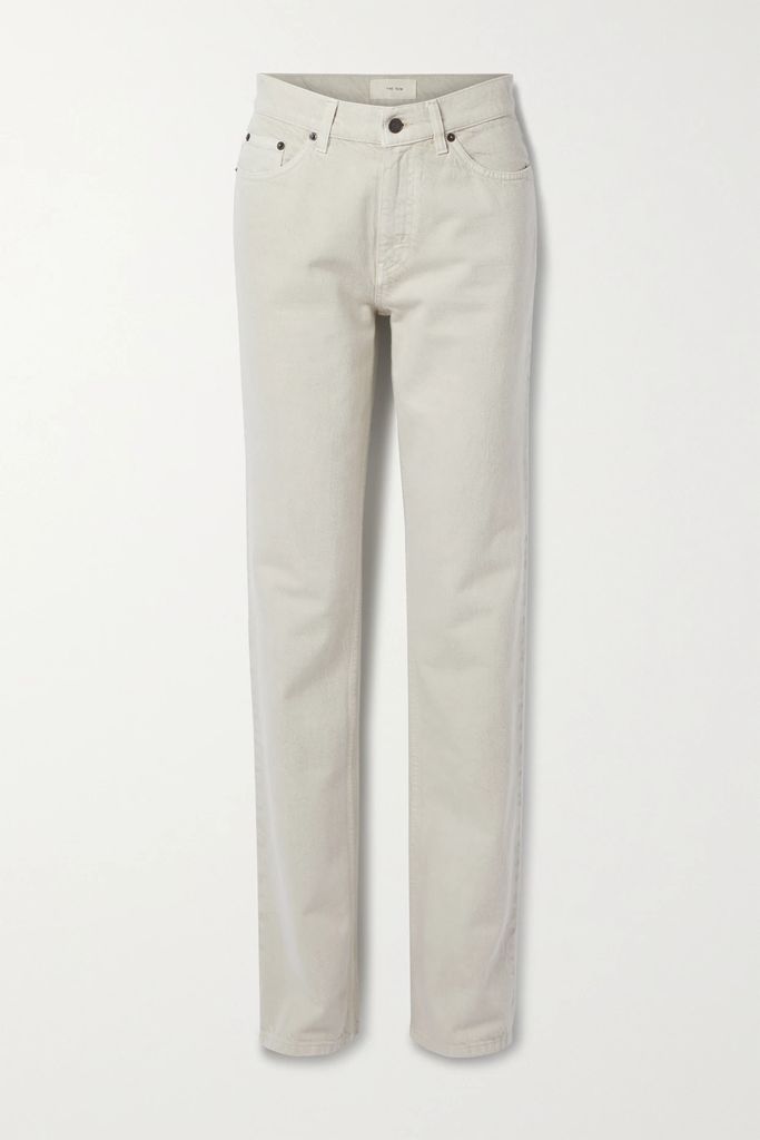 Carlton High-rise Straight-leg Jeans - White