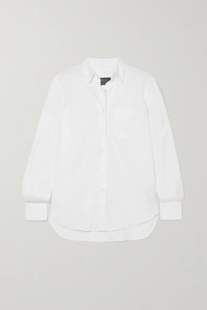 Cotton Oxford Shirt - White