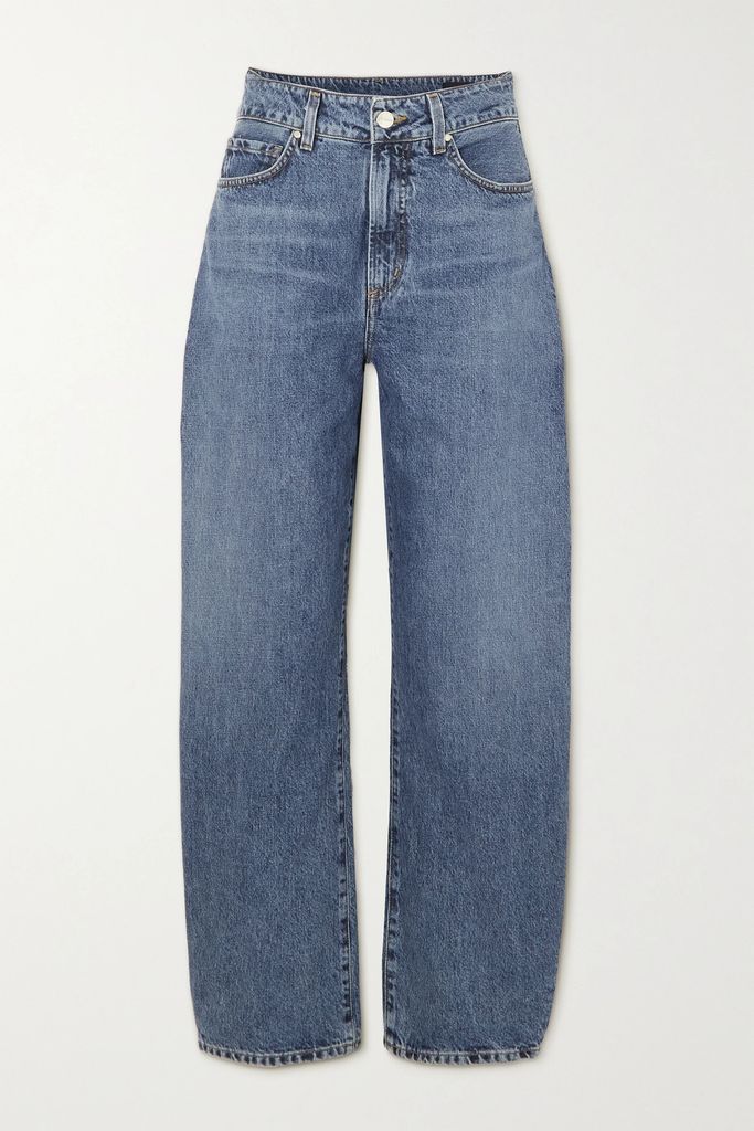 The Bell High-rise Wide-leg Jeans - Mid denim