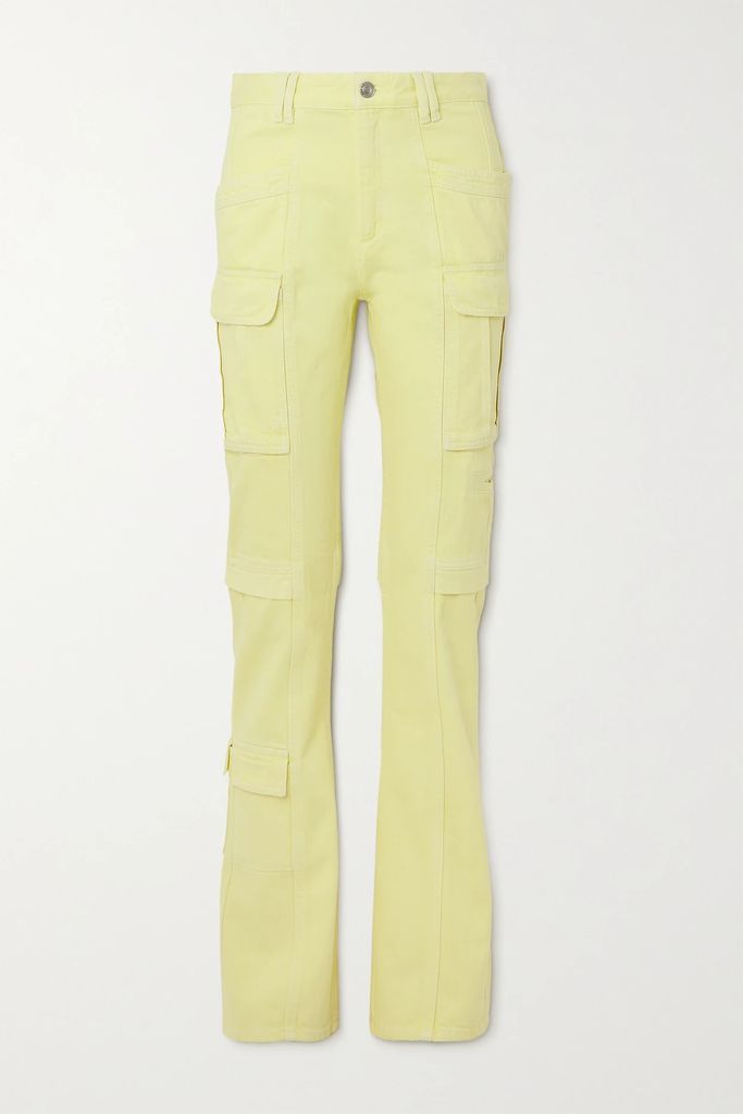 Vokayo High-rise Straight-leg Jeans - Yellow