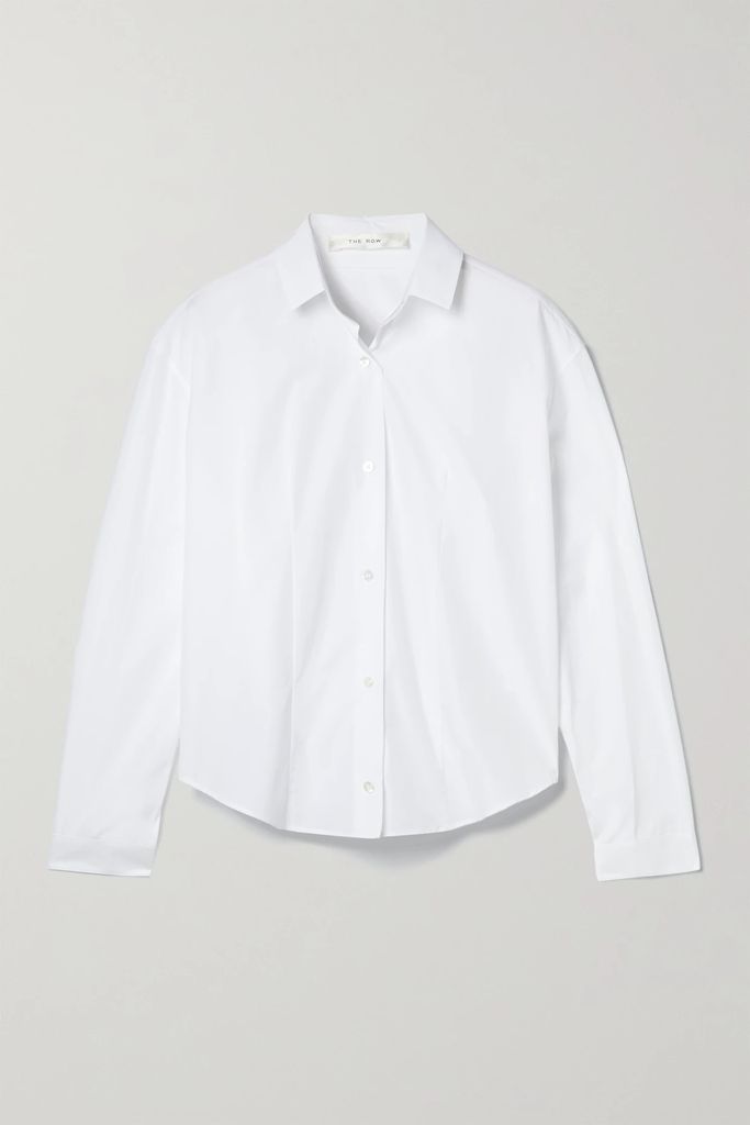 Baltica Cotton-poplin Shirt - White