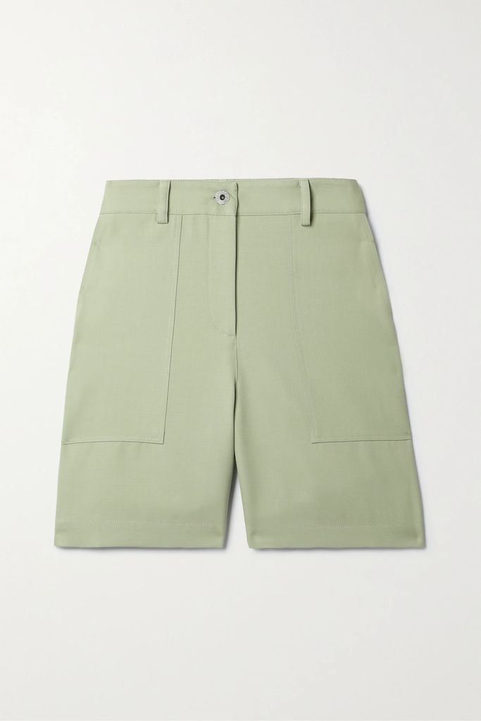 Wool Shorts - Green