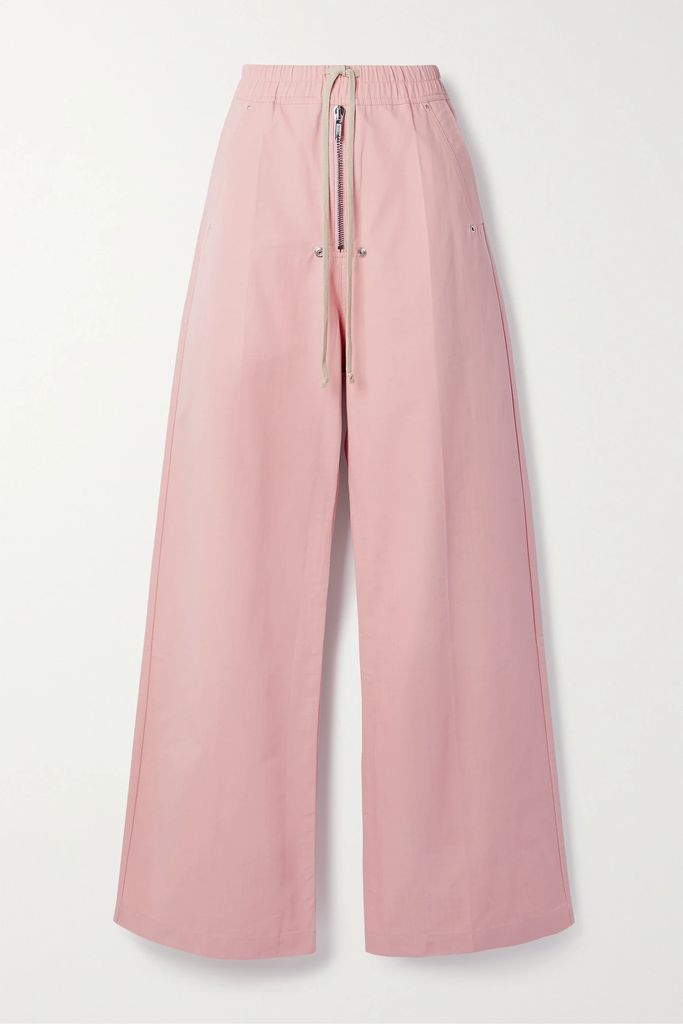 Geth Belas Cotton-ripstop Wide-leg Pants - Pink