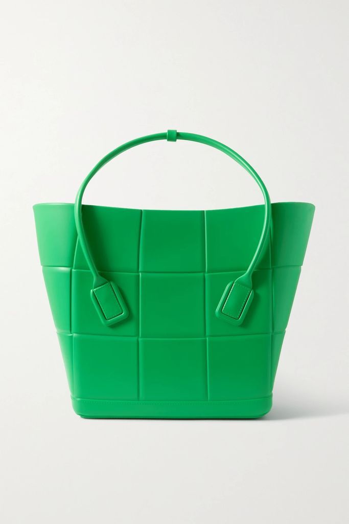 Arco Large Rubber Tote - Green