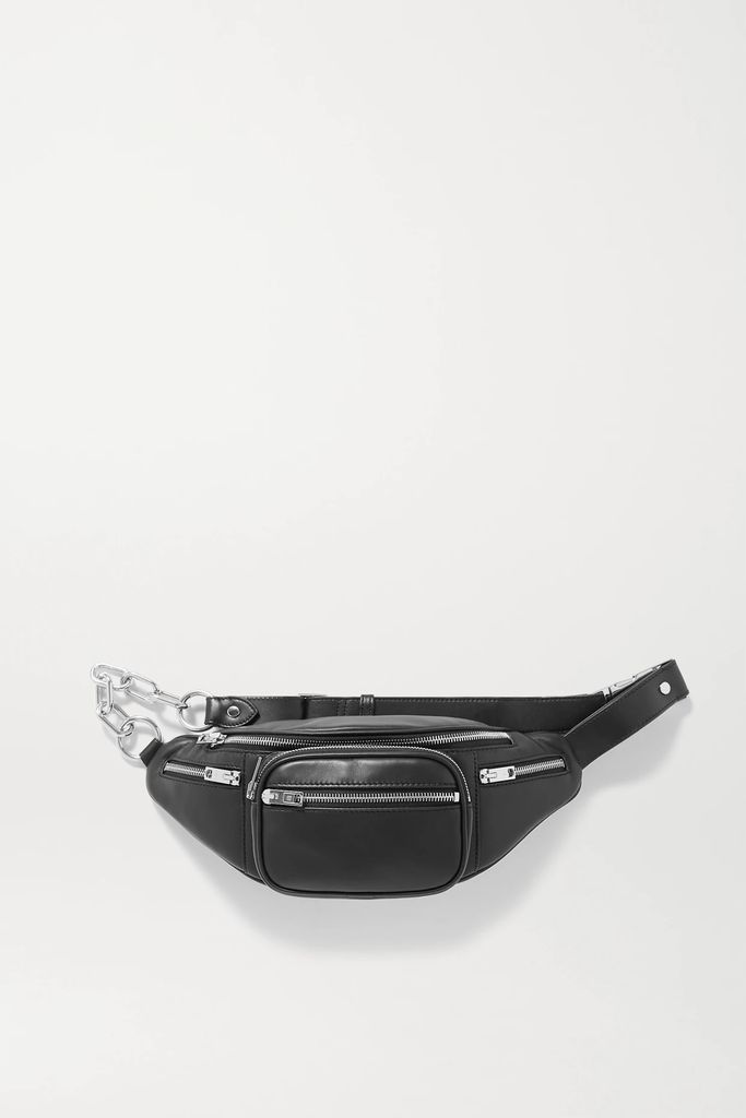 Attica Leather Belt Bag - Black