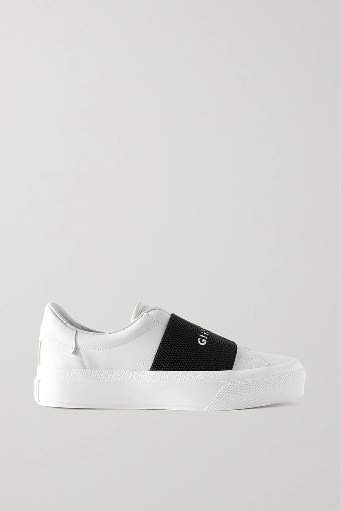 City Court Leather Slip-on Sneakers - White