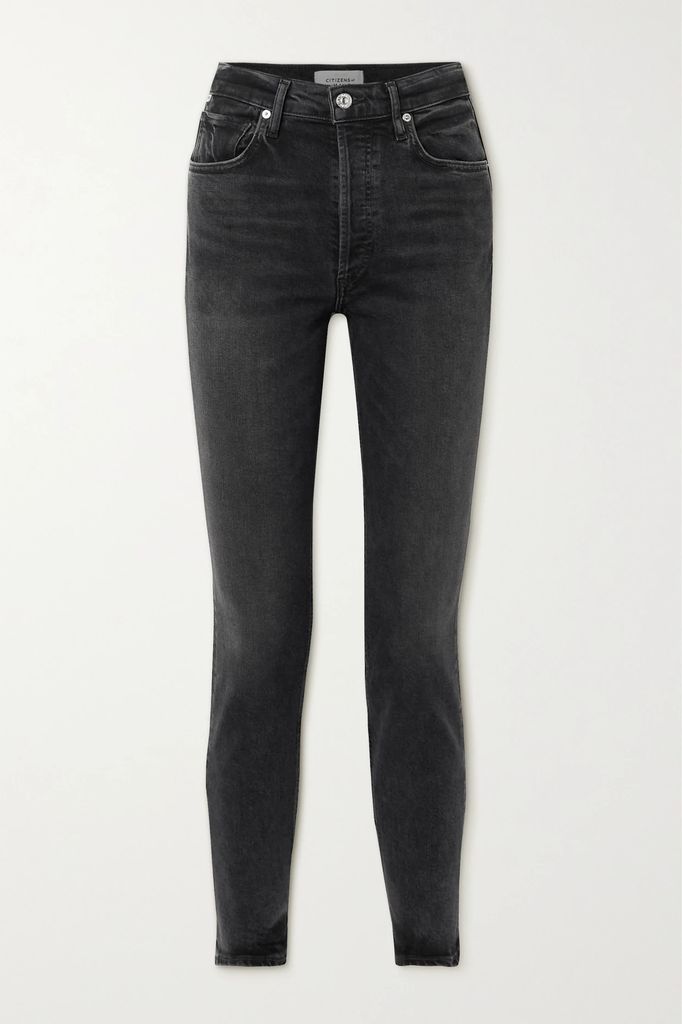 Charlotte High-rise Straight-leg Jeans - Black