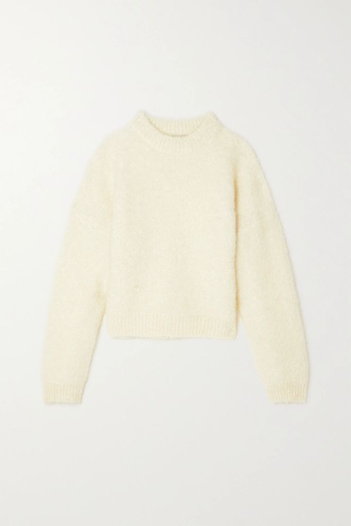 + Net Sustain Baden Cashmere Bouclé Sweater - White