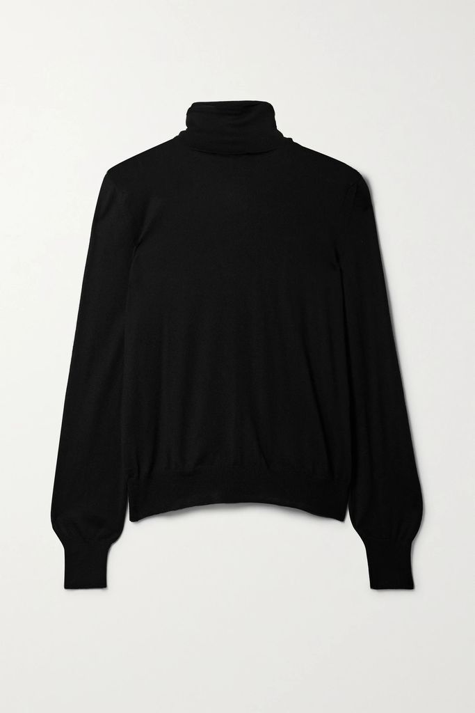 Lambeth Cashmere Turtleneck Sweater - Black