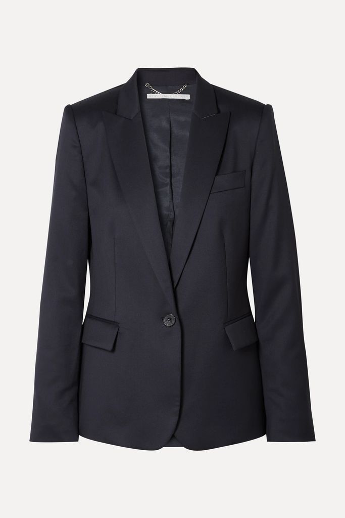 Ingrid Wool Blazer - Navy