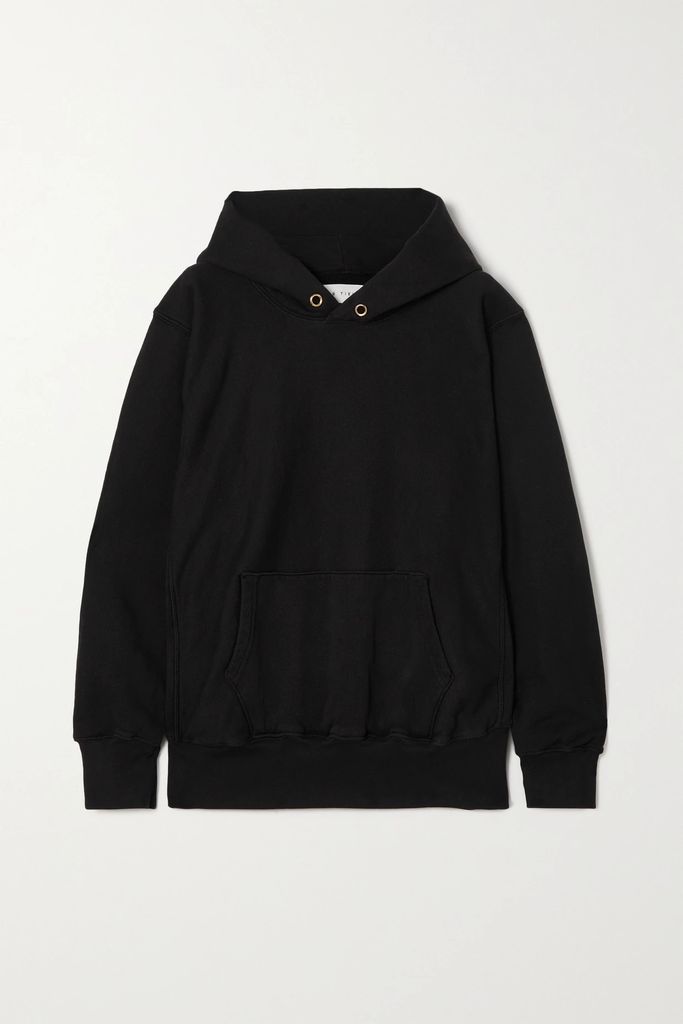 Cotton-jersey Hoodie - Black