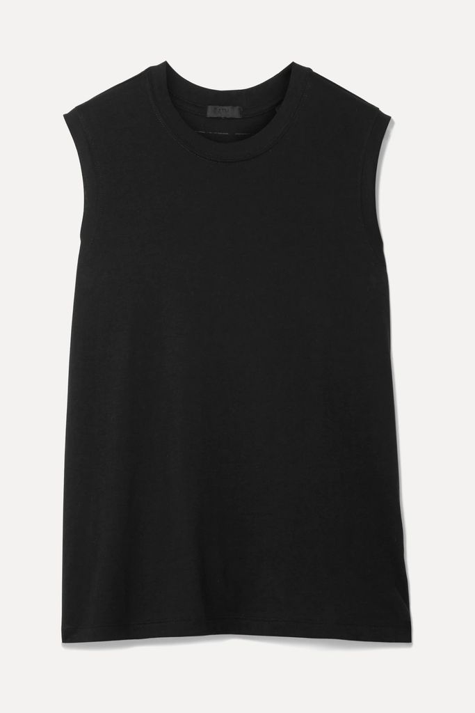 Boy Cotton-jersey Tank - Black