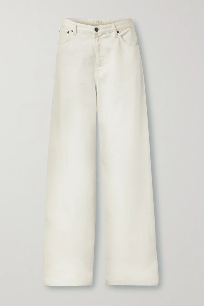 Egli High-rise Wide-leg Jeans - White