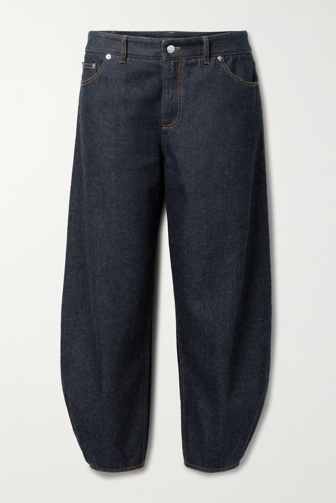 Brancusi Mid-rise Tapered Jeans - Dark denim