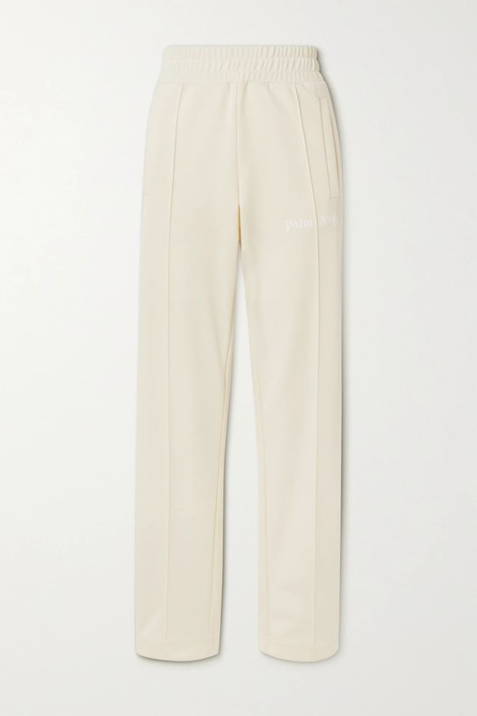 Striped Jersey Track Pants - Neutral