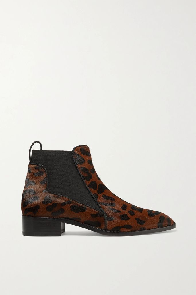 Marnmada 40 Leopard-print Calf Hair Chelsea Boots - Leopard print
