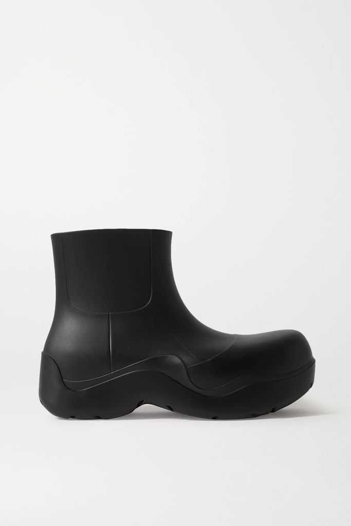Rubber Rain Boots - Black