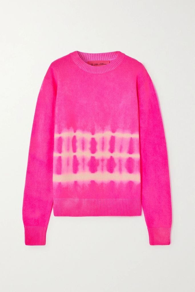 Vision Tie-dyed Cashmere Sweater - Pink