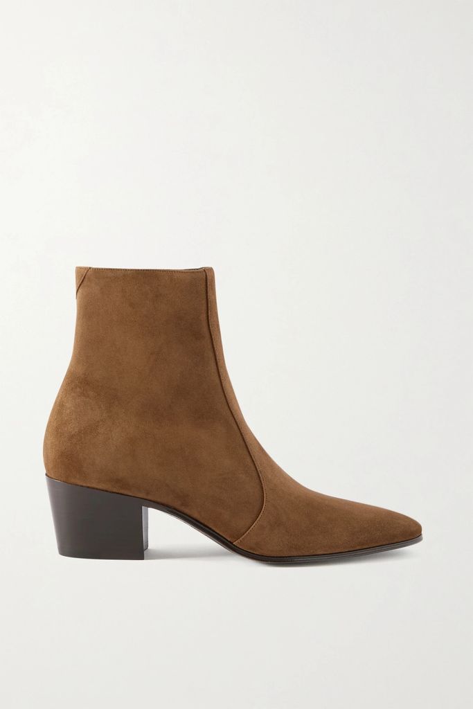 Vassili Suede Ankle Boots - Brown