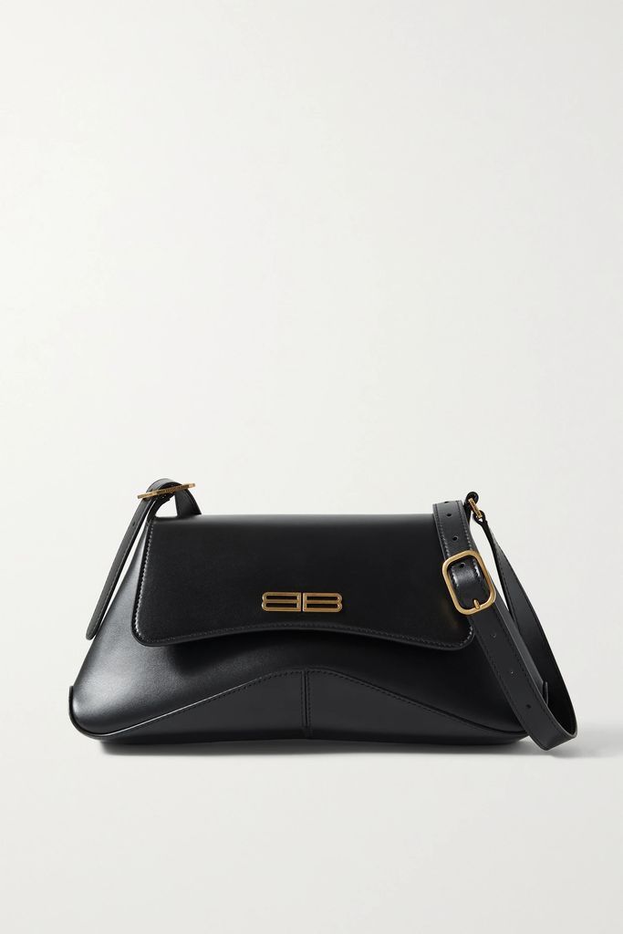 Xx Medium Flap Leather Shoulder Bag - Black