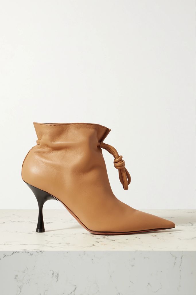 Flamenco Leather Ankle Boots - Tan