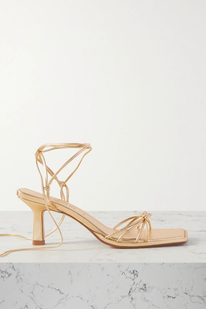 Roda Leather Sandals - Gold