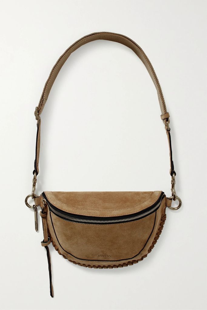 Skano Studded Leather Belt Bag - Camel