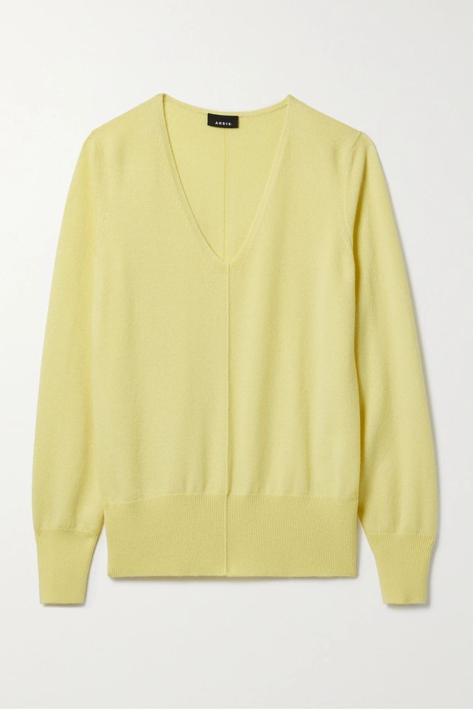 Cashmere Sweater - Pastel yellow