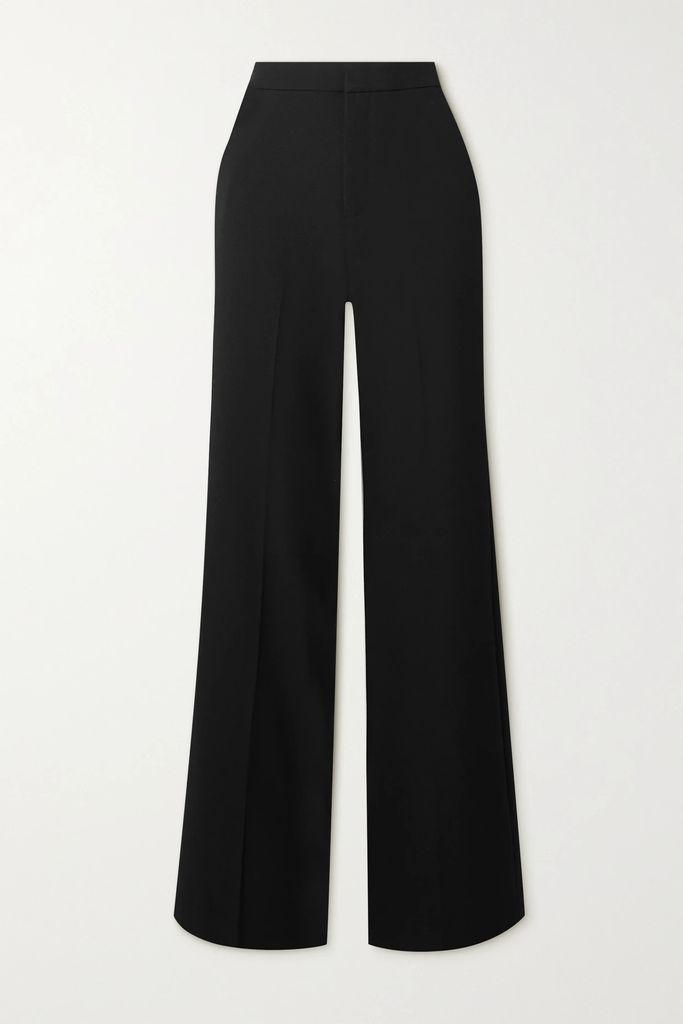 Chelsea Woven Straight-leg Pants - Black